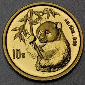 Goldmünze 1/10oz "Panda" 1995 (China) - Hauptansicht
