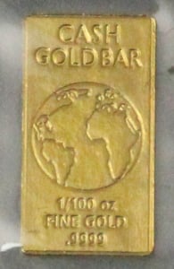 Goldbarren 0,3g "Resale" (div. Hersteller) - Hauptansicht