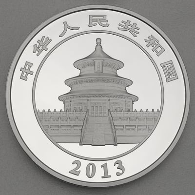 Silbermünze 1kg "Panda" 2013 (China) - Miniaturansicht 2