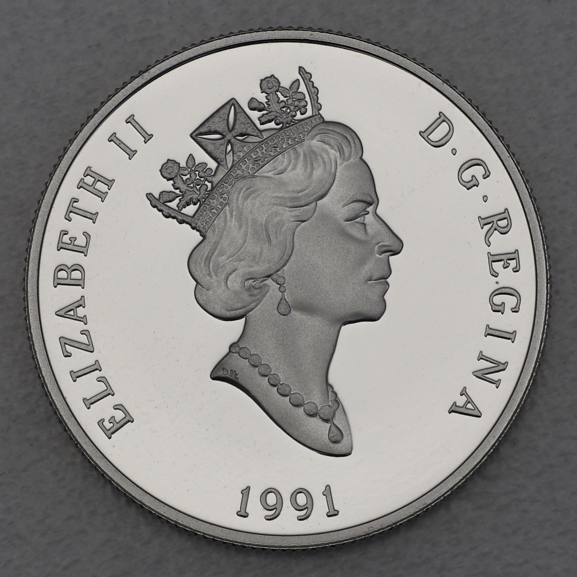 Platinmünze 1/10oz "Snowy Owl" 1991 Wildlife Canada (Kanada) - Detailansicht 1