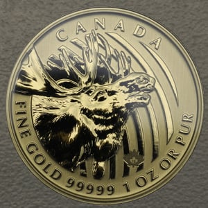 Goldmünze 1oz "Moose" 2019 Call of the wild (Kanada) - Hauptansicht