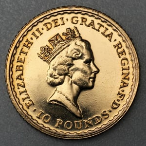 Goldmünze 1/10oz "Britannia" vor 2013 (22kt) (Großbritannien) - Miniaturansicht 2