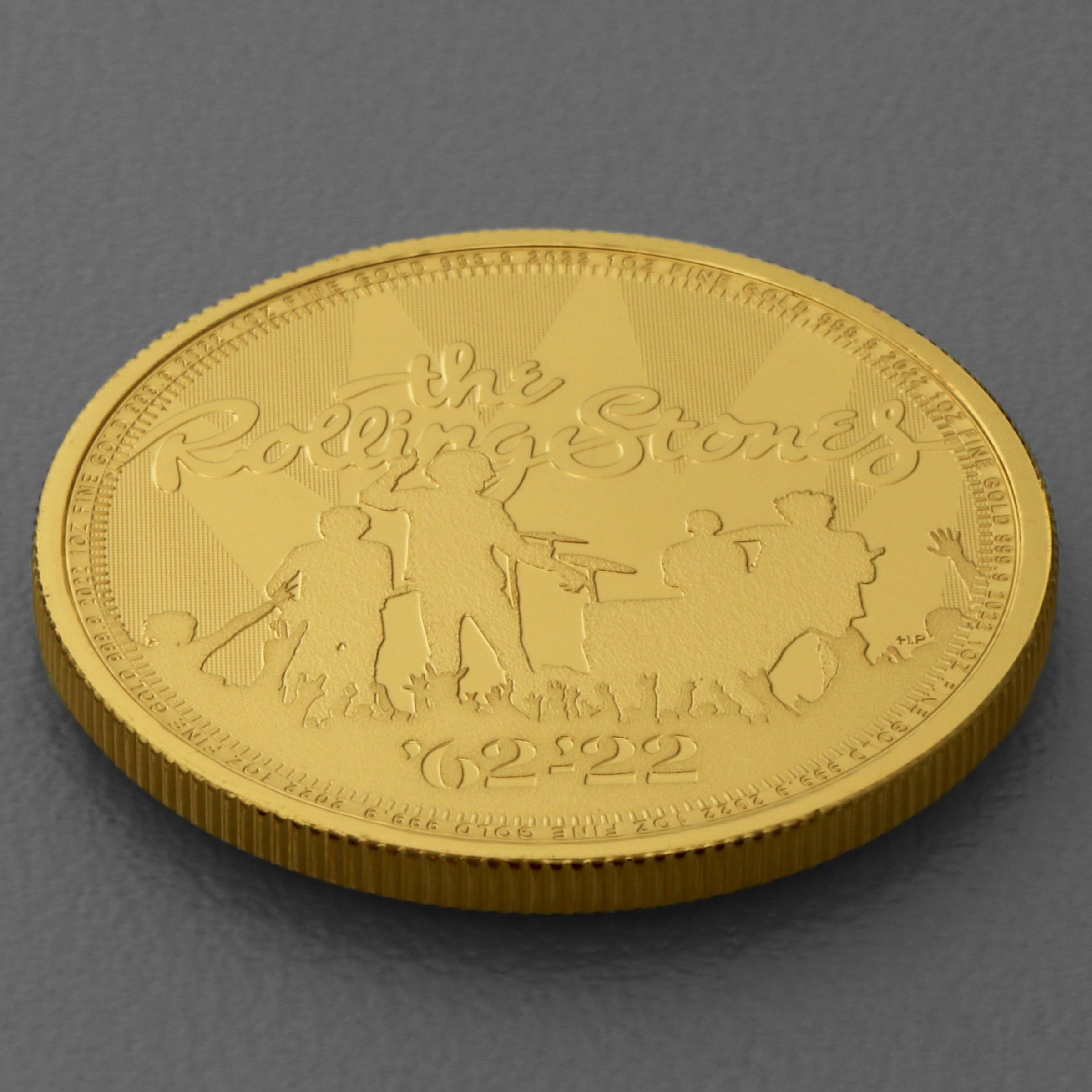 Goldmünze 1oz "Rolling Stones" 2022 Music Legends (Großbritannien) - Detailansicht 2