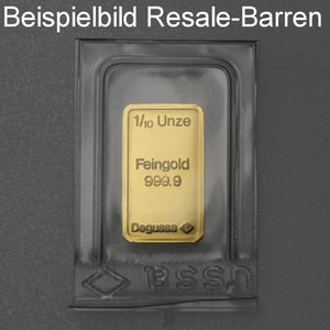 Goldbarren 1/10oz "Resale" (div. Hersteller) - Miniaturansicht 2