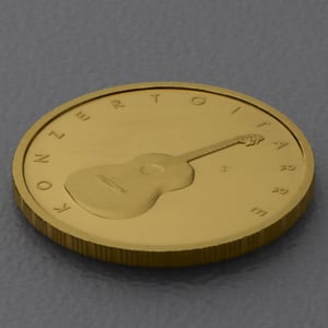 Goldmünze 50 Euro "Konzertgitarre" 2022 Musikinstrumente (Deutschland) - Miniaturansicht 3