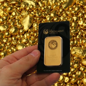 Goldbarren 100g THE PERTH MINT "Känguru" - Miniaturansicht 5