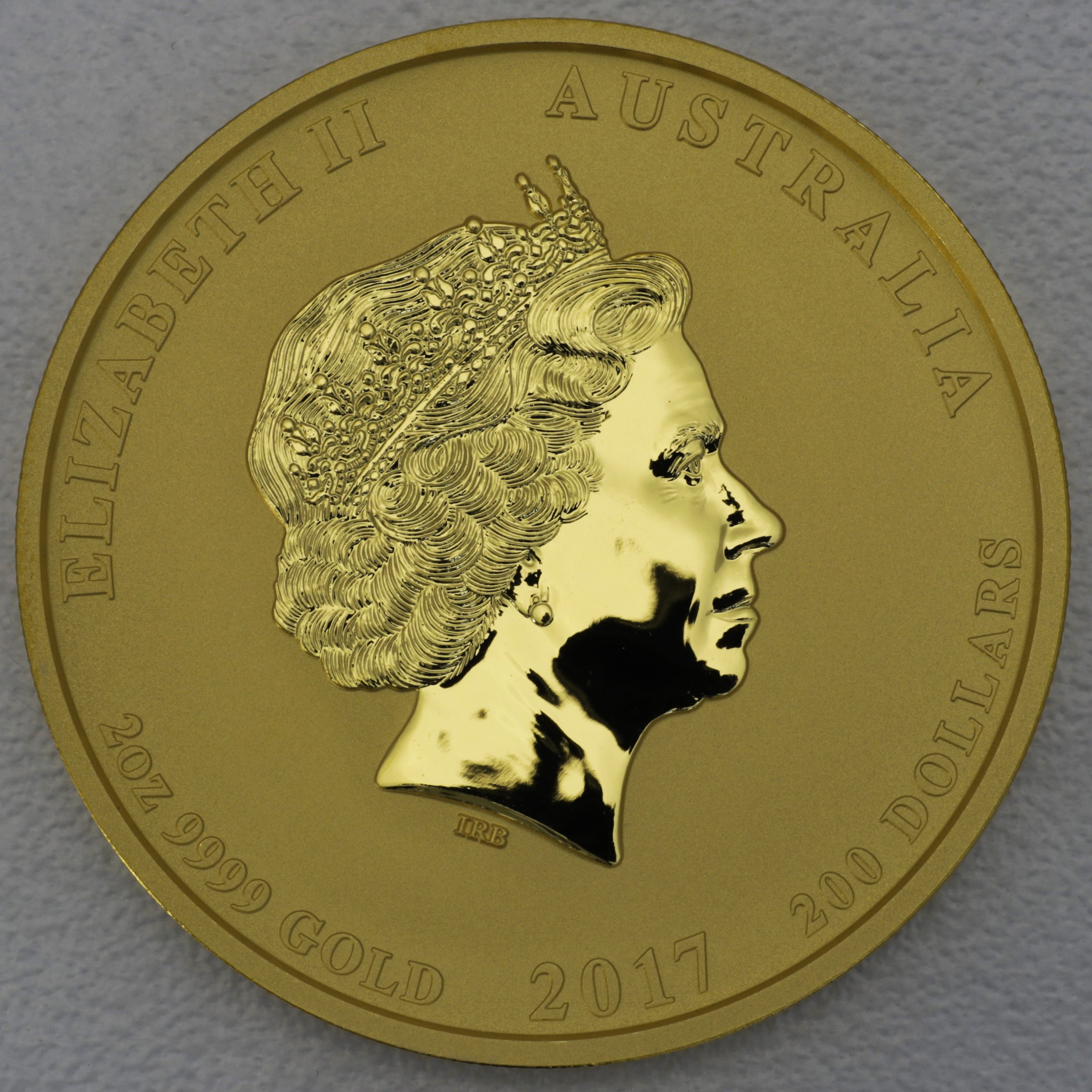 Goldmünze 2oz "Hahn" 2017 Lunar II – Year of the Rooster (Australien) - Detailansicht 1