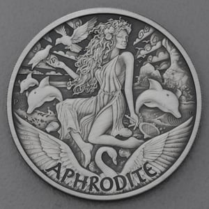 Silbermünze 1oz "Aphrodite 2022" (AF) Gods of Olympus (Tuvalu) - Hauptansicht