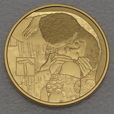 Goldmünze 50 Euro "Der Kuss" 2016 (PP) Klimt und seine Frauen (Österreich) - Miniaturansicht 2