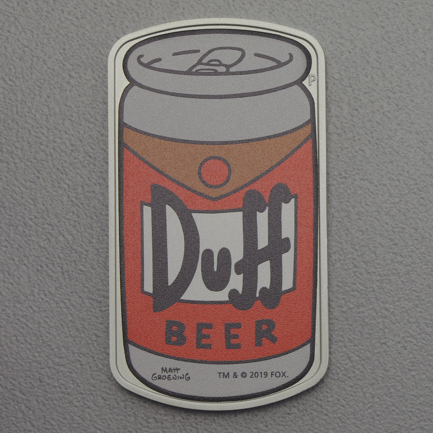 Münzbarren 1oz "Duff Beer" 2019 (koloriert) The Simpsons (Tuvalu) - Hauptansicht