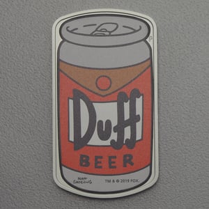 Münzbarren 1oz "Duff Beer" 2019 (koloriert) The Simpsons (Tuvalu) - Hauptansicht
