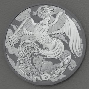 Silbermünze 1oz "Phoenix" 2022 Chinese Myths & Legends (Australien) - Hauptansicht