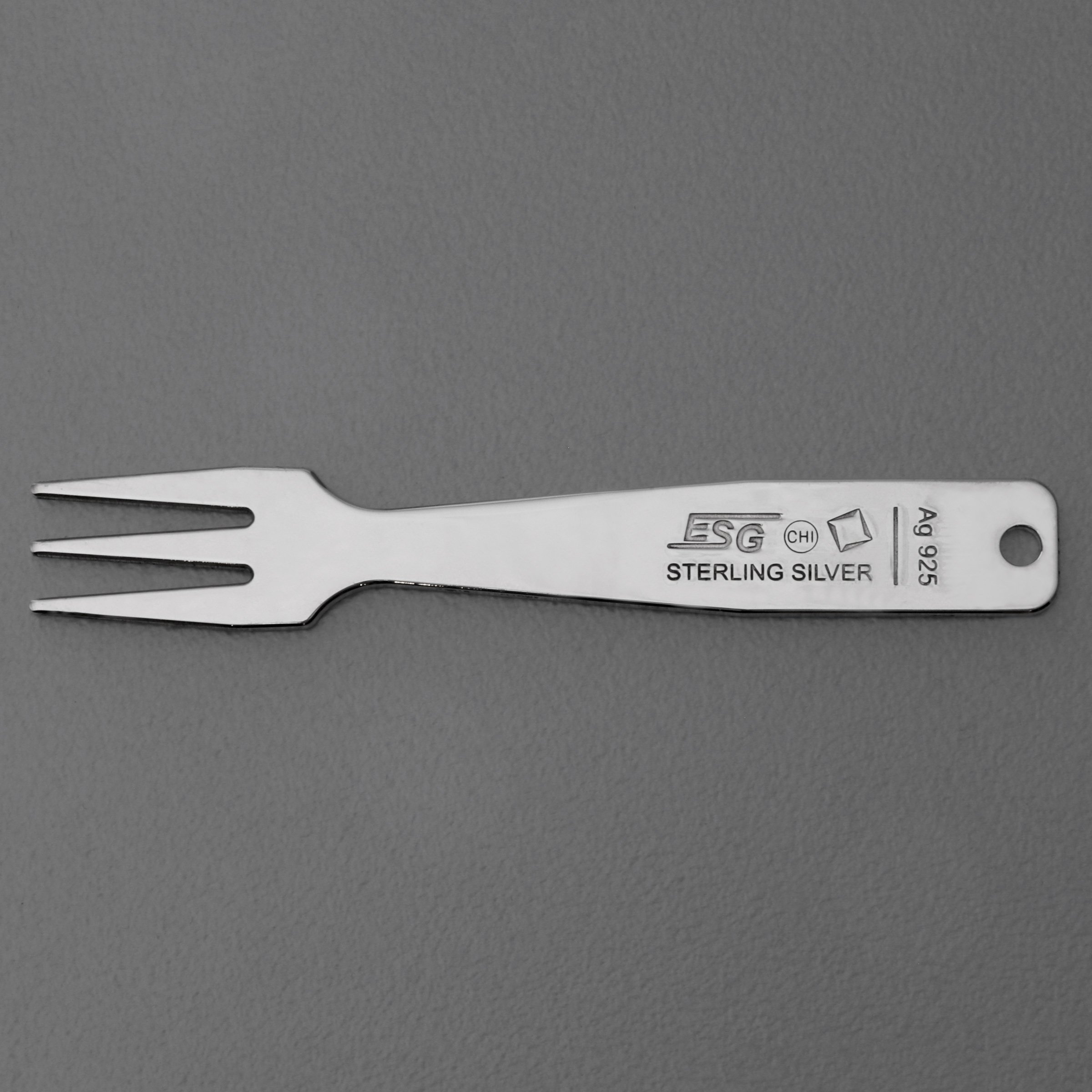 Gourmet-Gabel 4er-Set "Weihnachten" 925er Ag - Detailansicht 12
