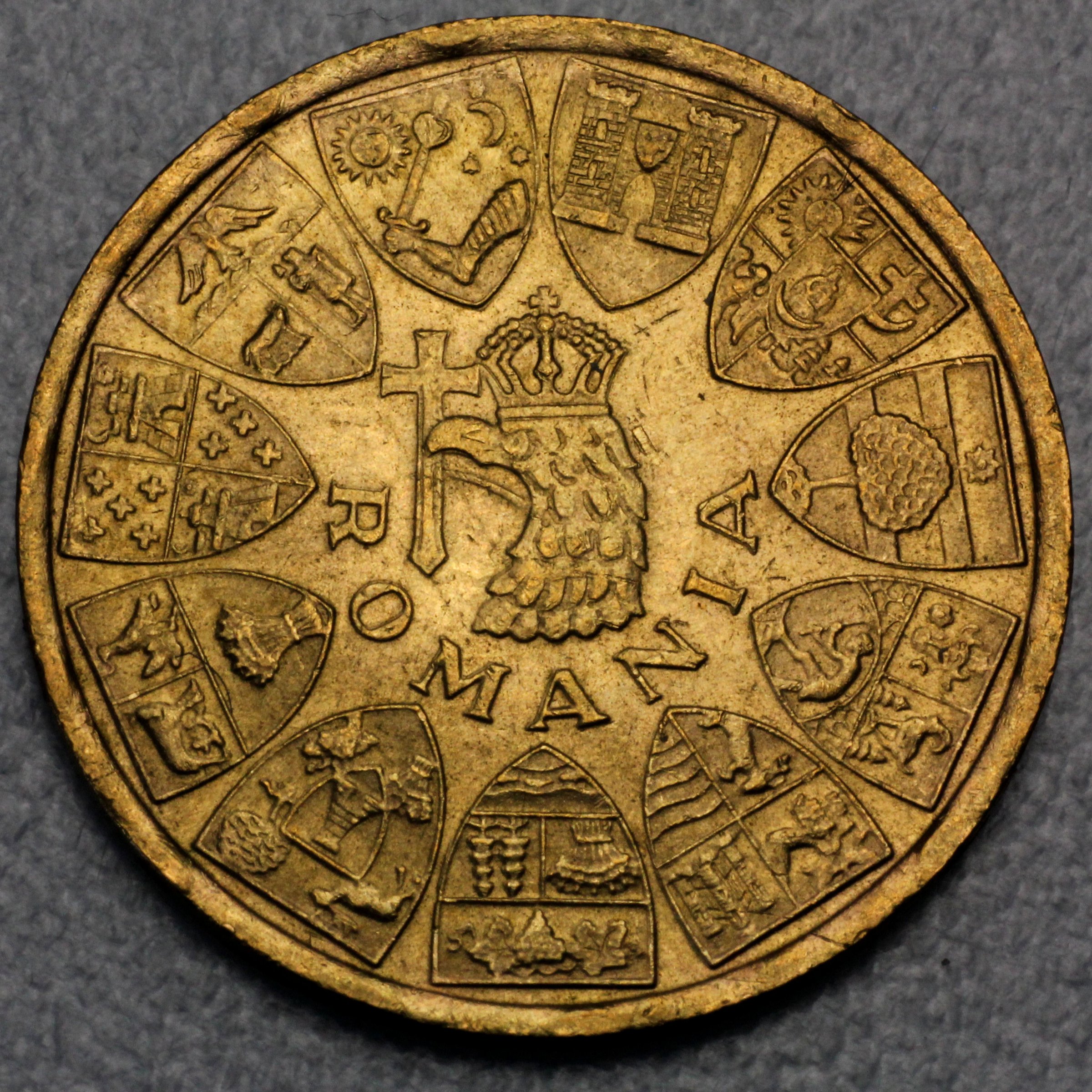 Goldmünze 20 Lei "Drei Könige" 1944 Ardealul Nostru 1601-1918-1944 (Rumänien) - Detailansicht 1