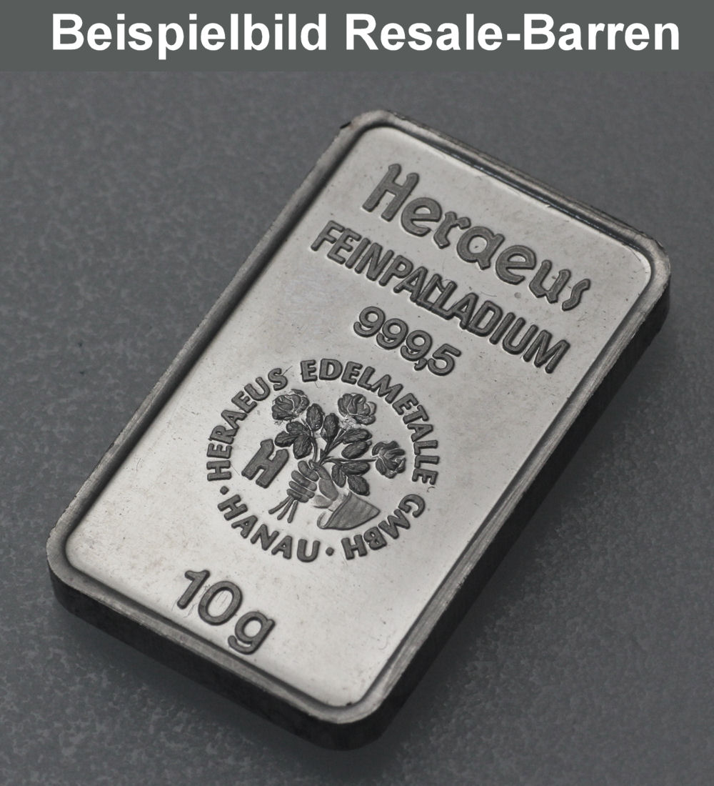 Platinbarren 10g (Resale) - Detailansicht 4