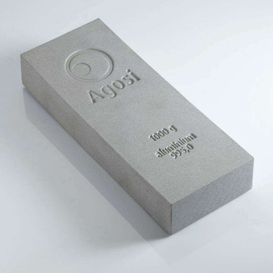 Aluminiumbarren 1kg (995 Al) - Hauptansicht