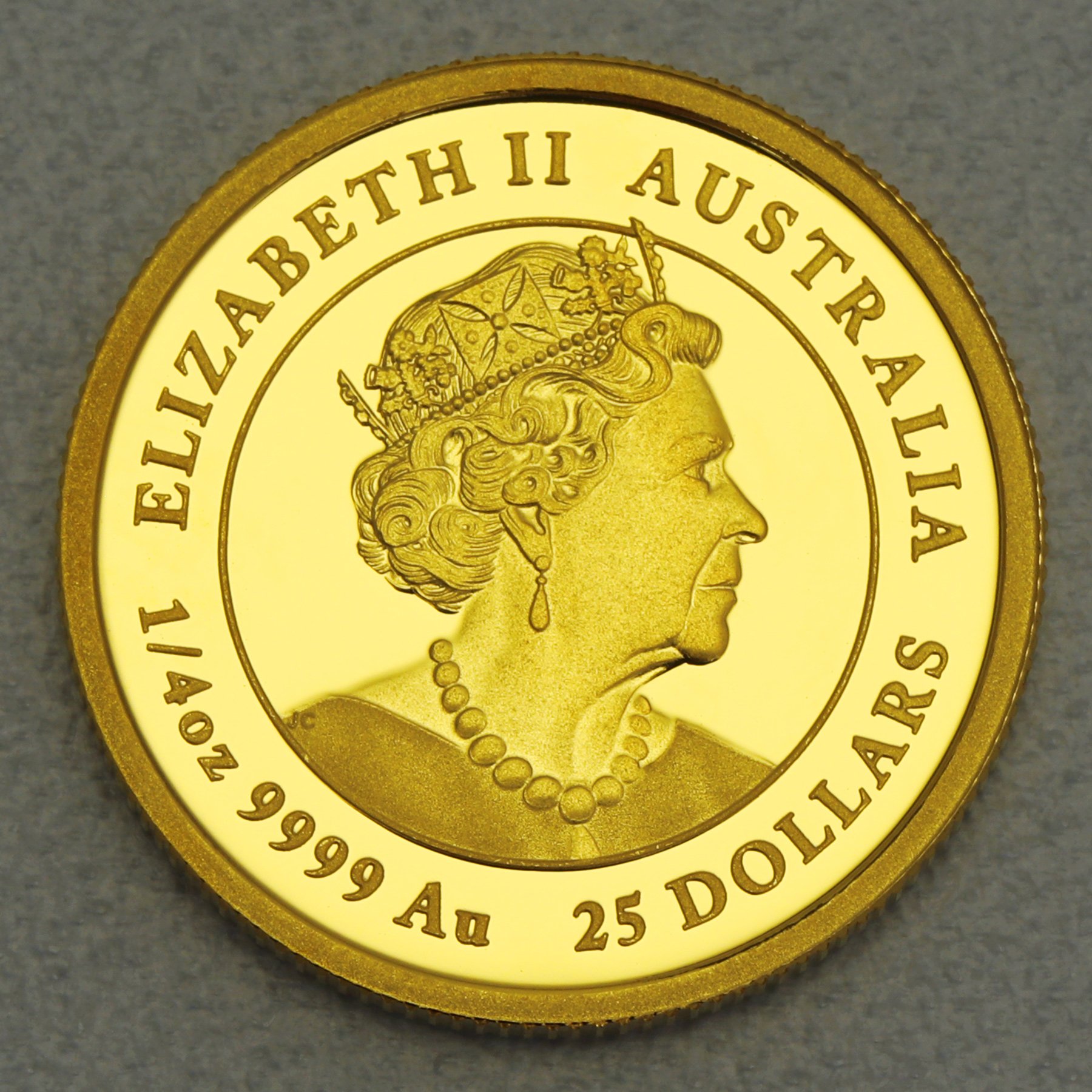 Goldmünze 1/4oz "Maus" 2020 (PP) Lunar III – Year of the Mouse (Australien) - Detailansicht 1