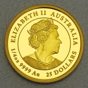 Goldmünze 1/4oz "Maus" 2020 (PP) Lunar III – Year of the Mouse (Australien) - Miniaturansicht 2