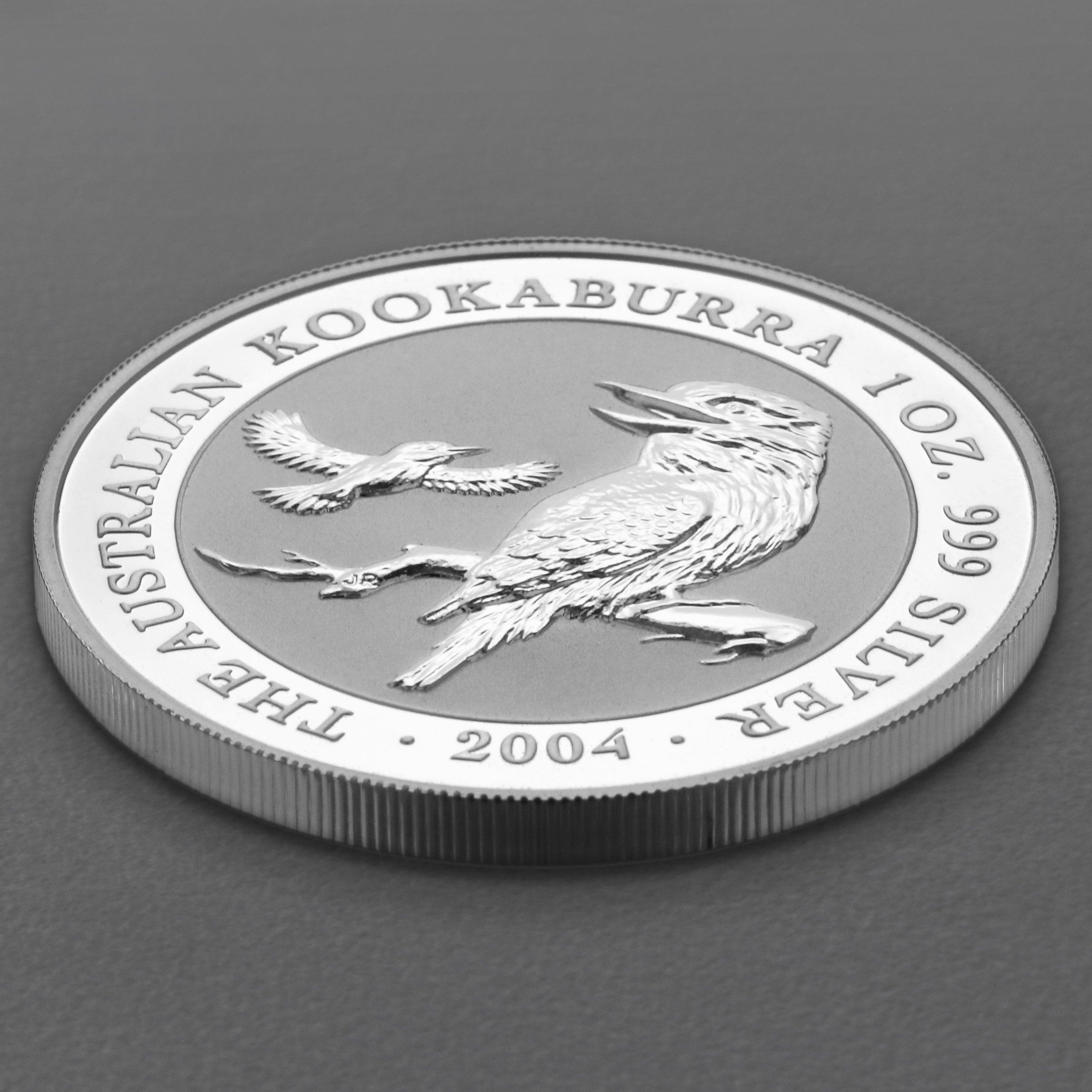 Silbermünze 1oz "Kookaburra" 2004 diff. (Australien) - Detailansicht 2