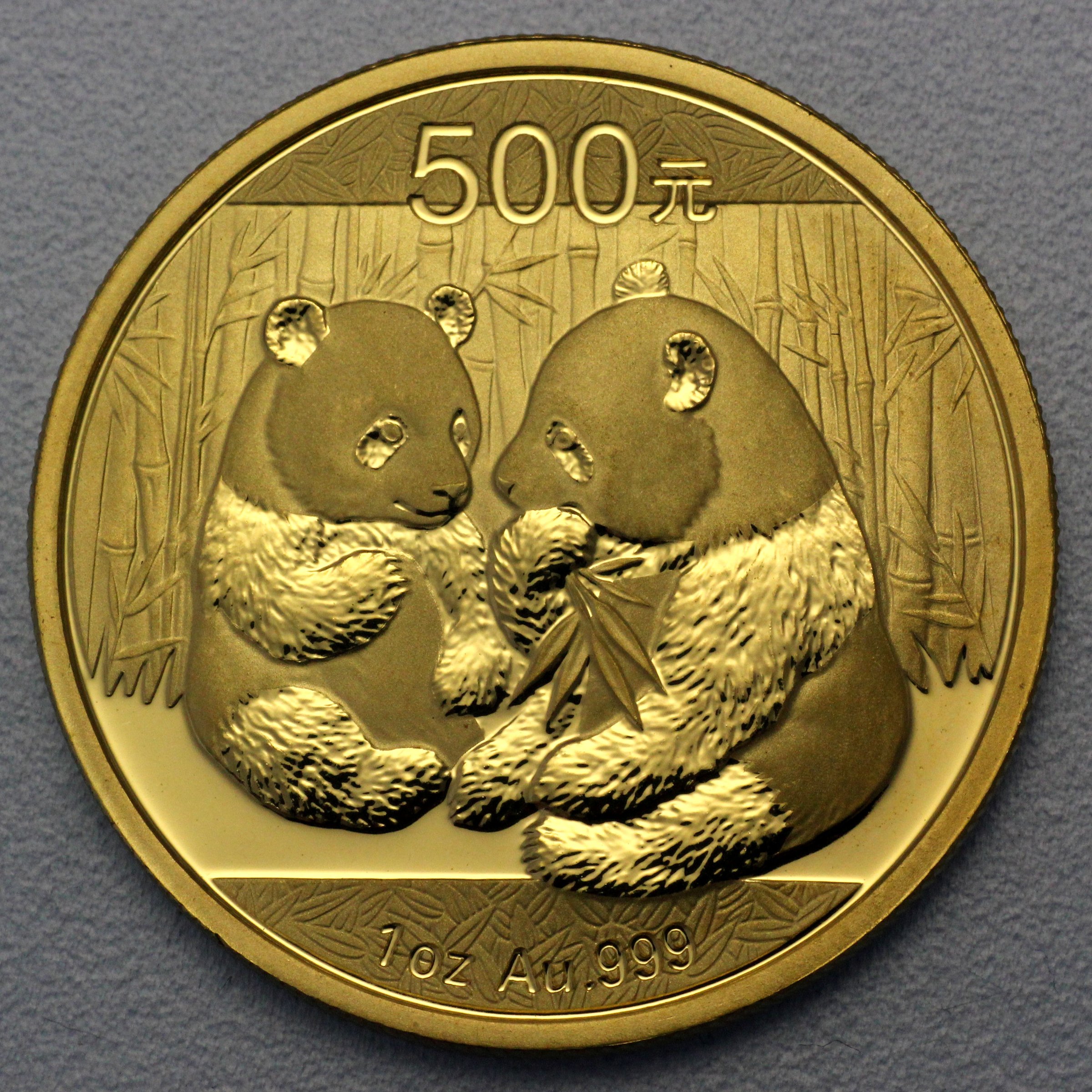 Goldmünze 1oz "Panda" 2009 (China) - Hauptansicht