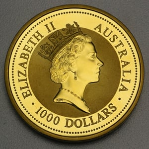 Goldmünze 10oz "Känguru" 1997 Australian Nugget (Australien) - Miniaturansicht 2