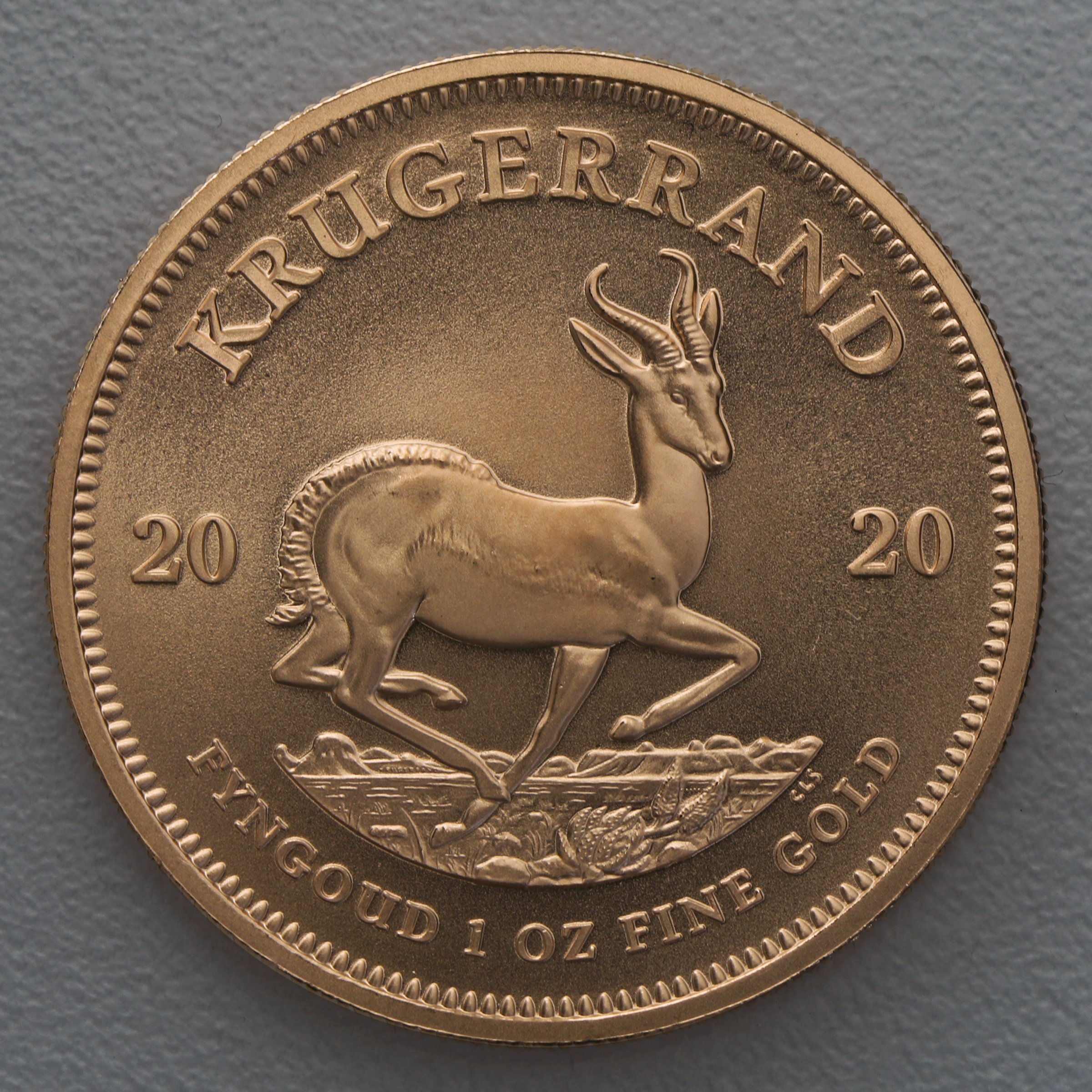 Goldmünze 1oz "Krügerrand" 2020 (Südafrika) - Hauptansicht