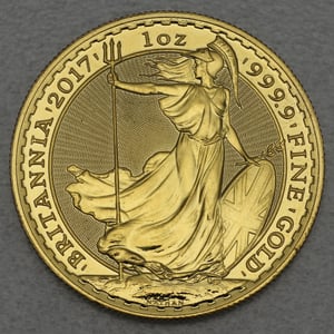 Goldmünze 1oz "Britannia" 2017 (Großbritannien) - Hauptansicht