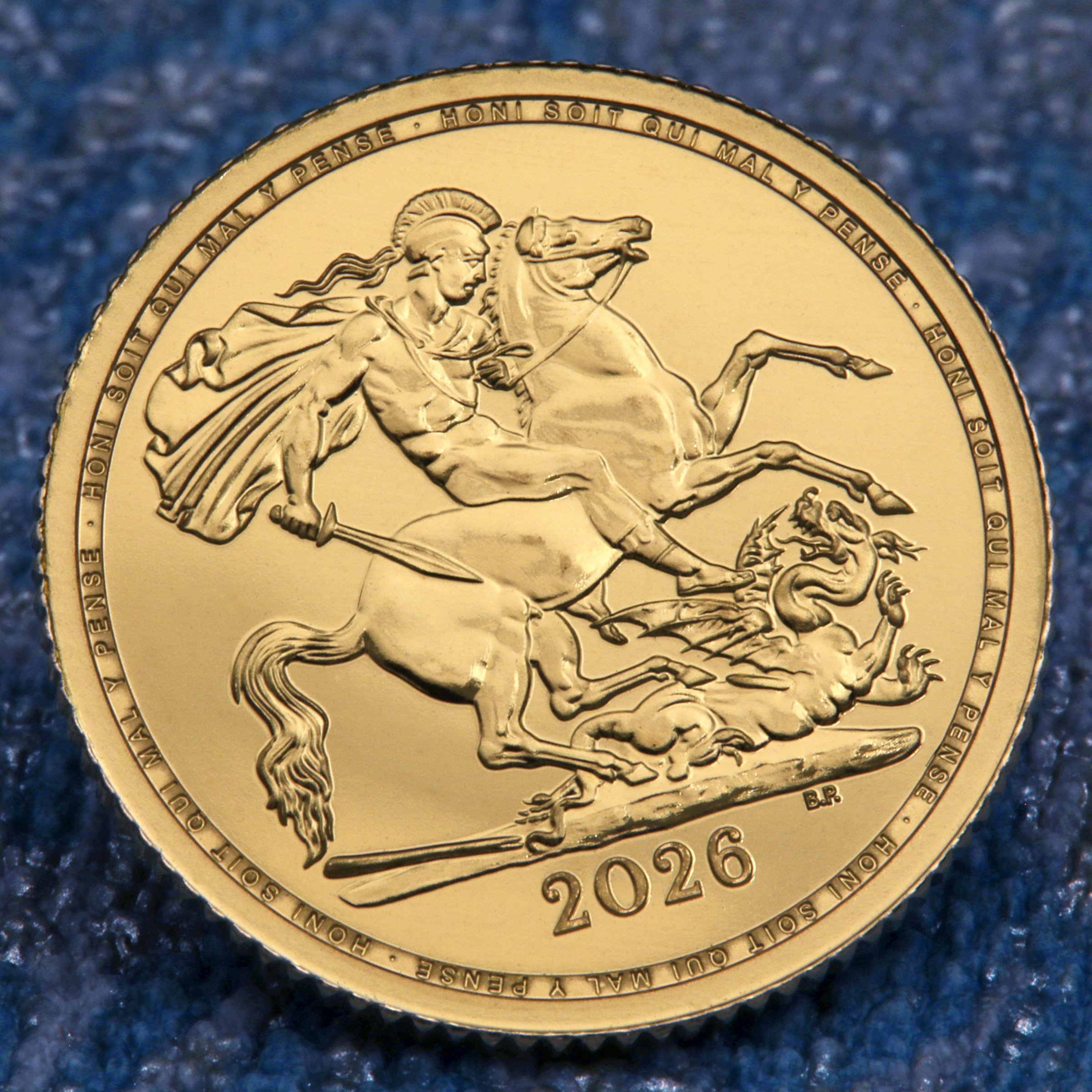 Goldmünze 1/2 Sovereign "Charles III." 2026 (Großbritannien) - Detailansicht 4