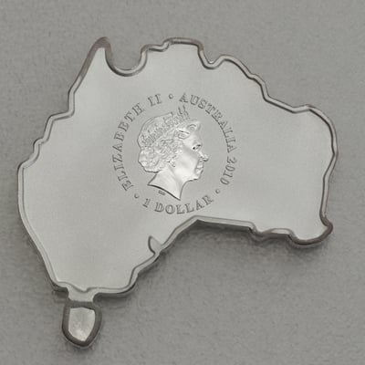 Silbermünze 1oz "Australischer Kontinent" 2010 Shanghai World Expo 2010 (Australien) - Miniaturansicht 2