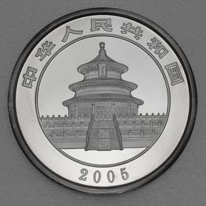 Silbermünze 5oz "Panda" 2005 (China) - Miniaturansicht 2
