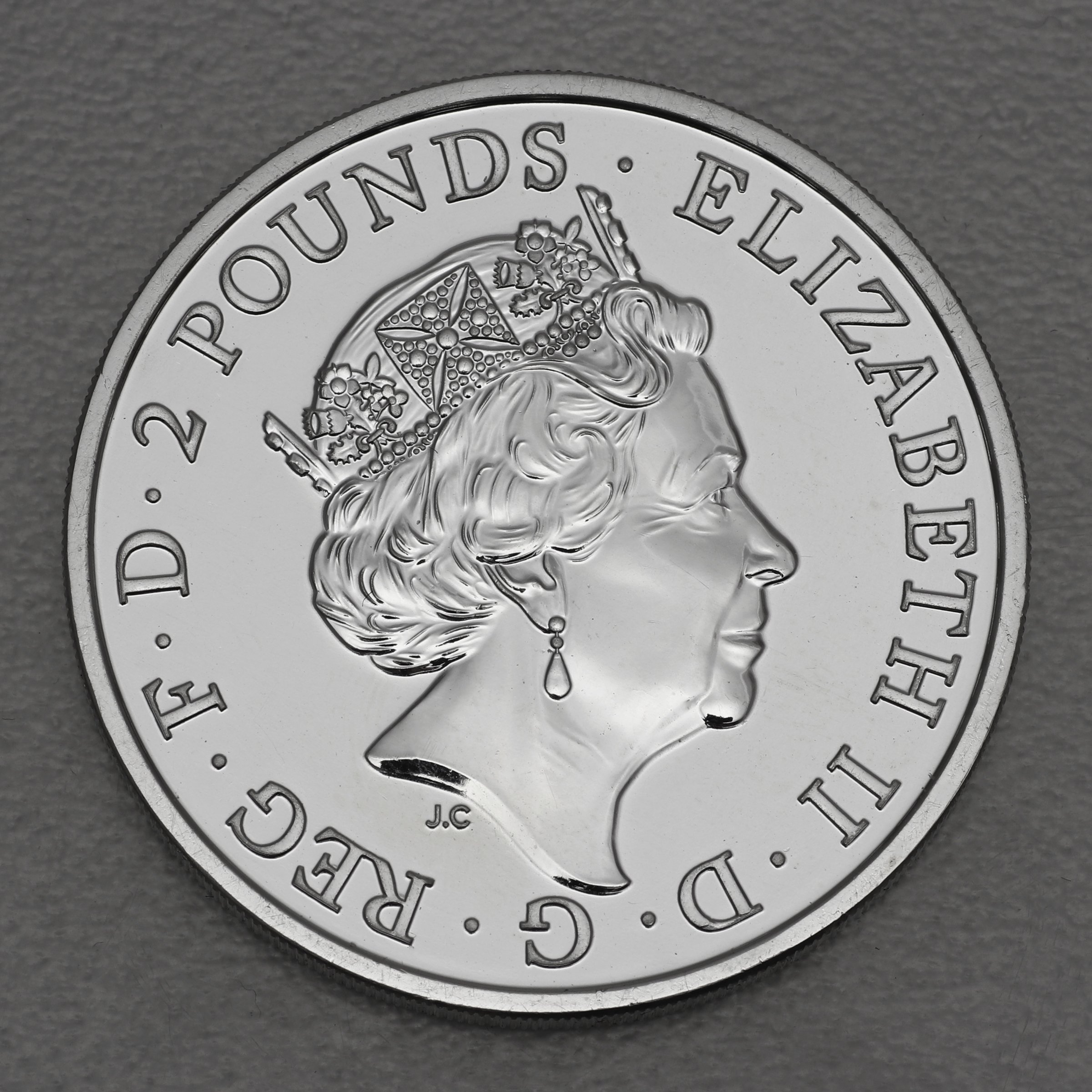 Silbermünze 1oz "Affe" 2016 Lunar – Year of the Monkey (Großbritannien) - Detailansicht 1