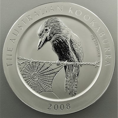 Silbermünze 1kg "Kookaburra" 2008 (Australien) - Hauptansicht