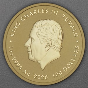 Goldmünze 1oz "Fortes Fortuna Adiuvat" 2026 Ottifanten – Ballonifant (Tuvalu) - Miniaturansicht 2