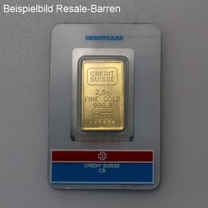 Goldbarren 2,5g "Resale" (div. Hersteller) - Miniaturansicht 5