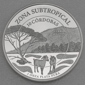 Silbermünze 1oz "Zona Subtropical" 2018 (Nicaragua) - Miniaturansicht 1