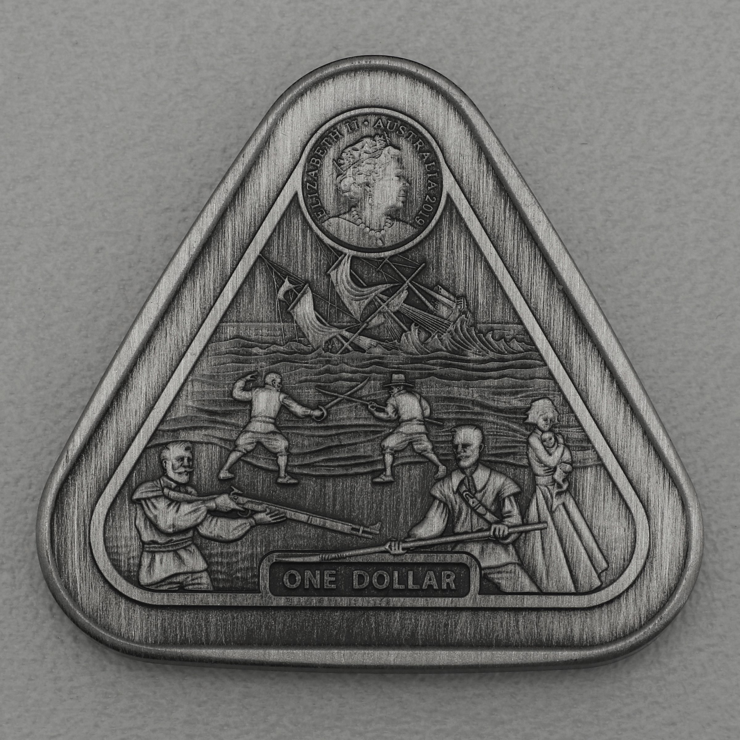 Silbermünze 1oz "Batavia" 2019 (AF) Shipwrecks (Australien) - Detailansicht 2