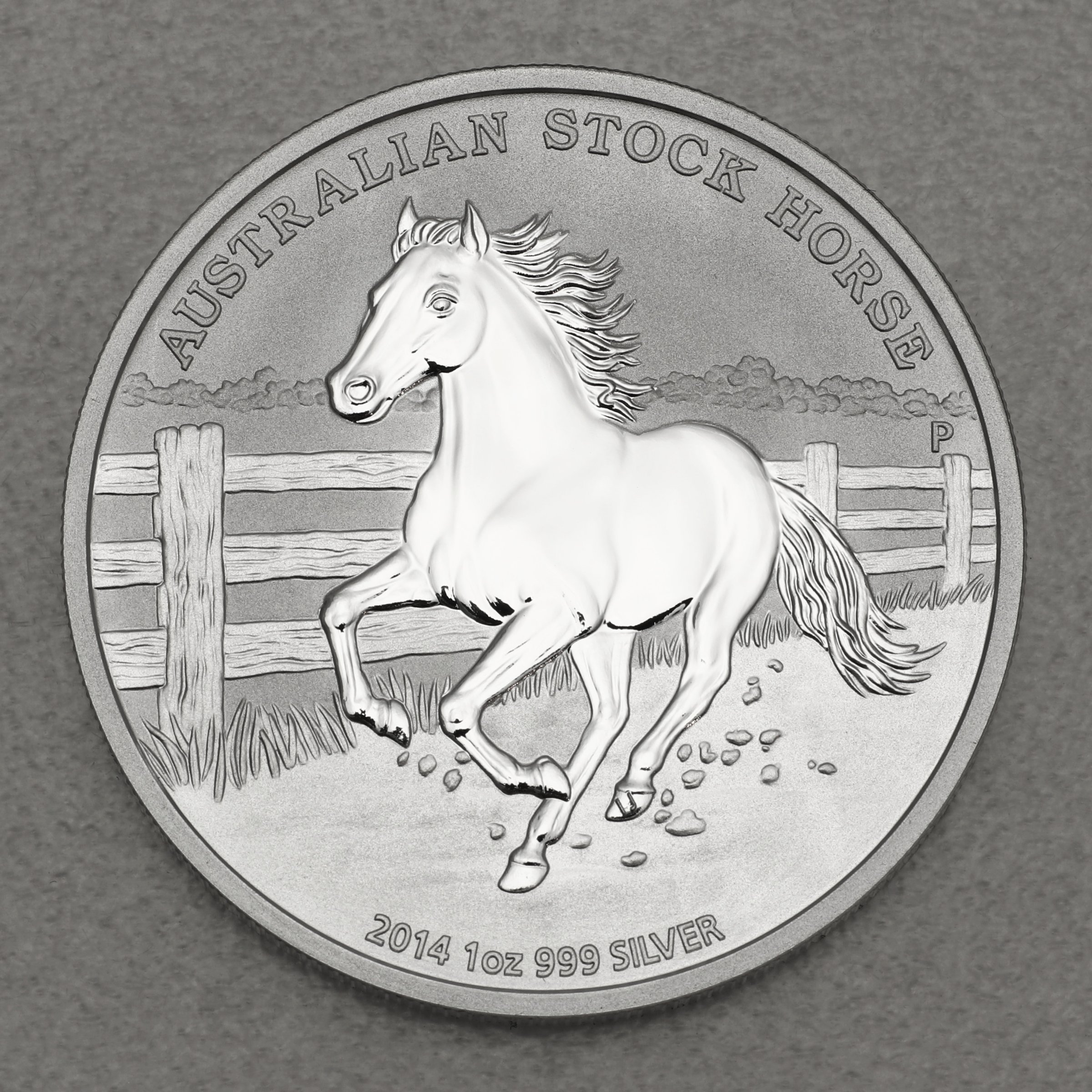 Silbermünze 1oz "Australian Stock Horse" 2014 Stock Horse (Australien) - Hauptansicht