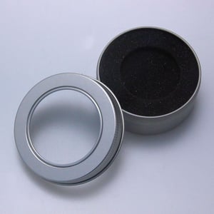 Geschenk-Box "rund/Sichtfenster" (Ø: ca. 6 cm) - Miniaturansicht 2