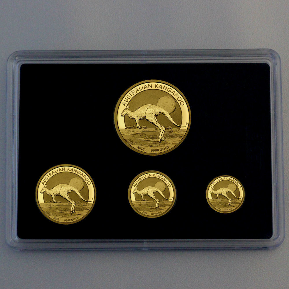 Goldmünzen 1oz + 1/2oz + 1/4oz + 1/10oz "Känguru" Set – 4-teilig (Australien) - Hauptansicht