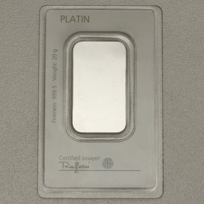 Platinbarren 20g DEGUSSA (Pt) - Miniaturansicht 2