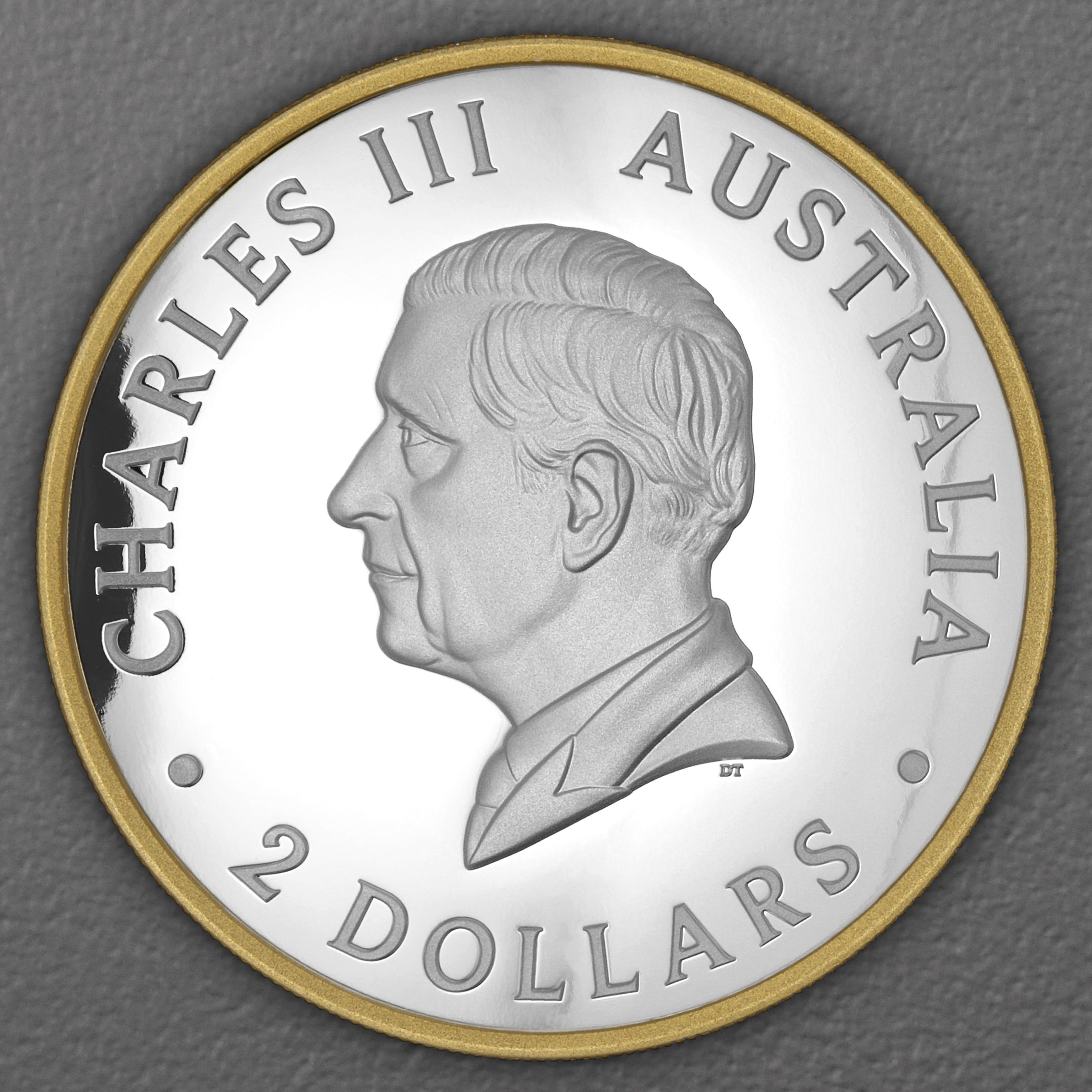 Silbermünze 2oz "Kookaburra" 2026 (PP/HR/vergoldet) (Australien) - Detailansicht 1