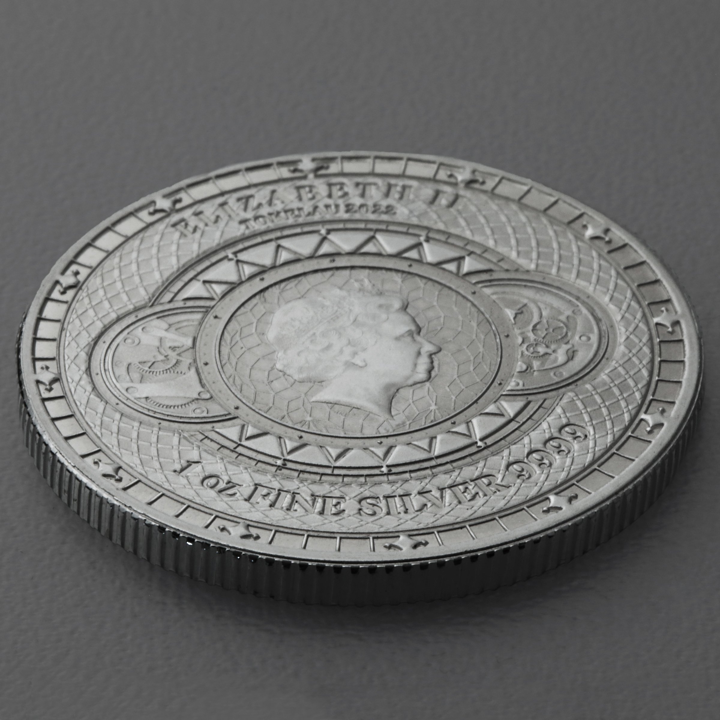 Silbermünze 1oz "Chronos" 2022 diff. (Tokelau) - Detailansicht 3