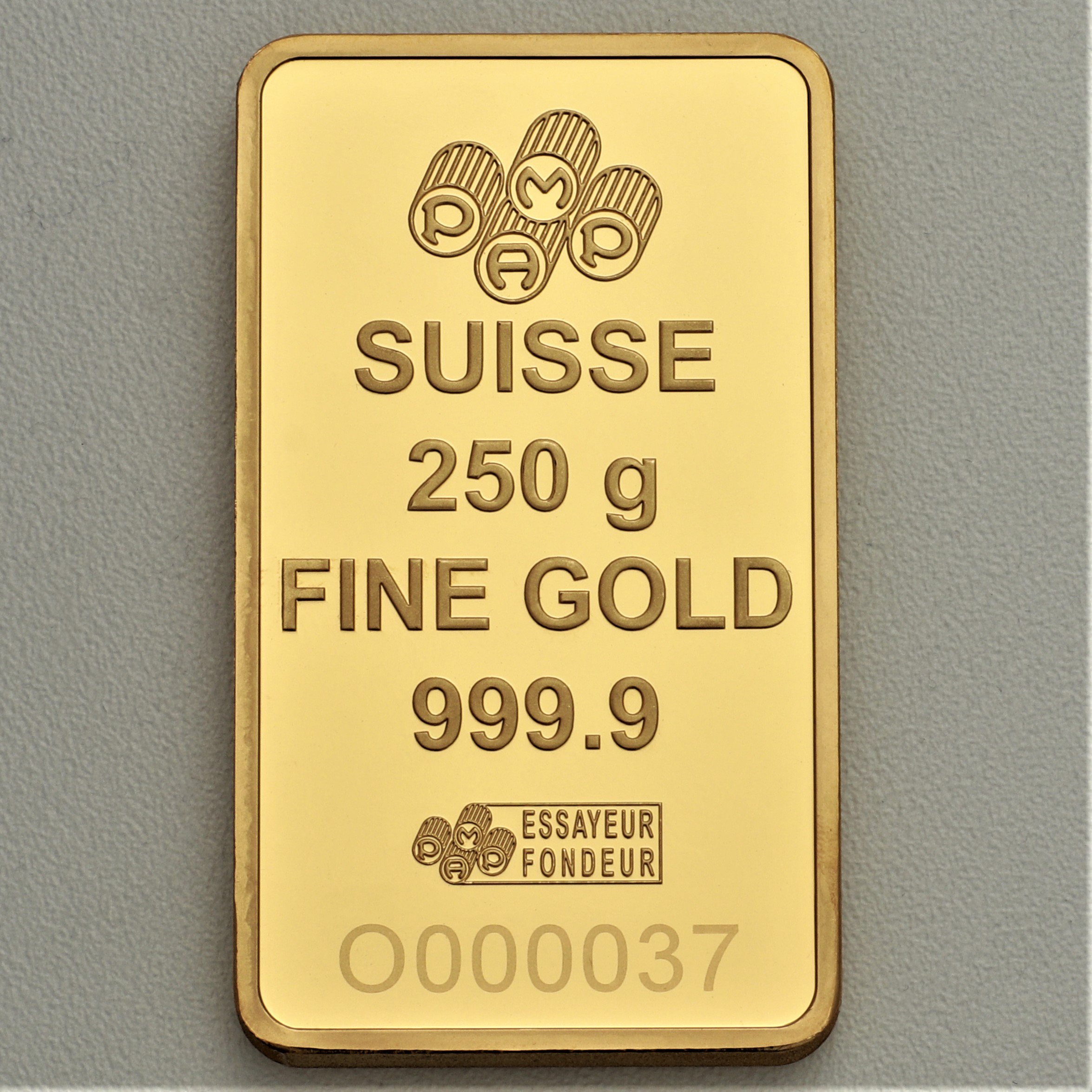 Goldbarren 250g PAMP "Fortuna" - Detailansicht 1