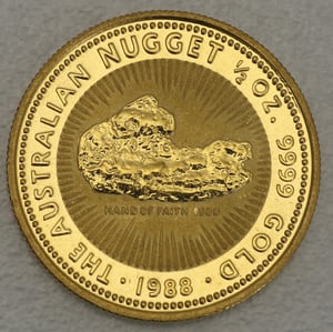 Goldmünze 1/2oz "Australian Nugget" 1988 (Australien) - Hauptansicht