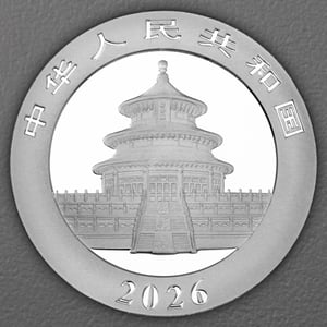 Silbermünze 30g "Panda" 2026 19% (China) - Miniaturansicht 2