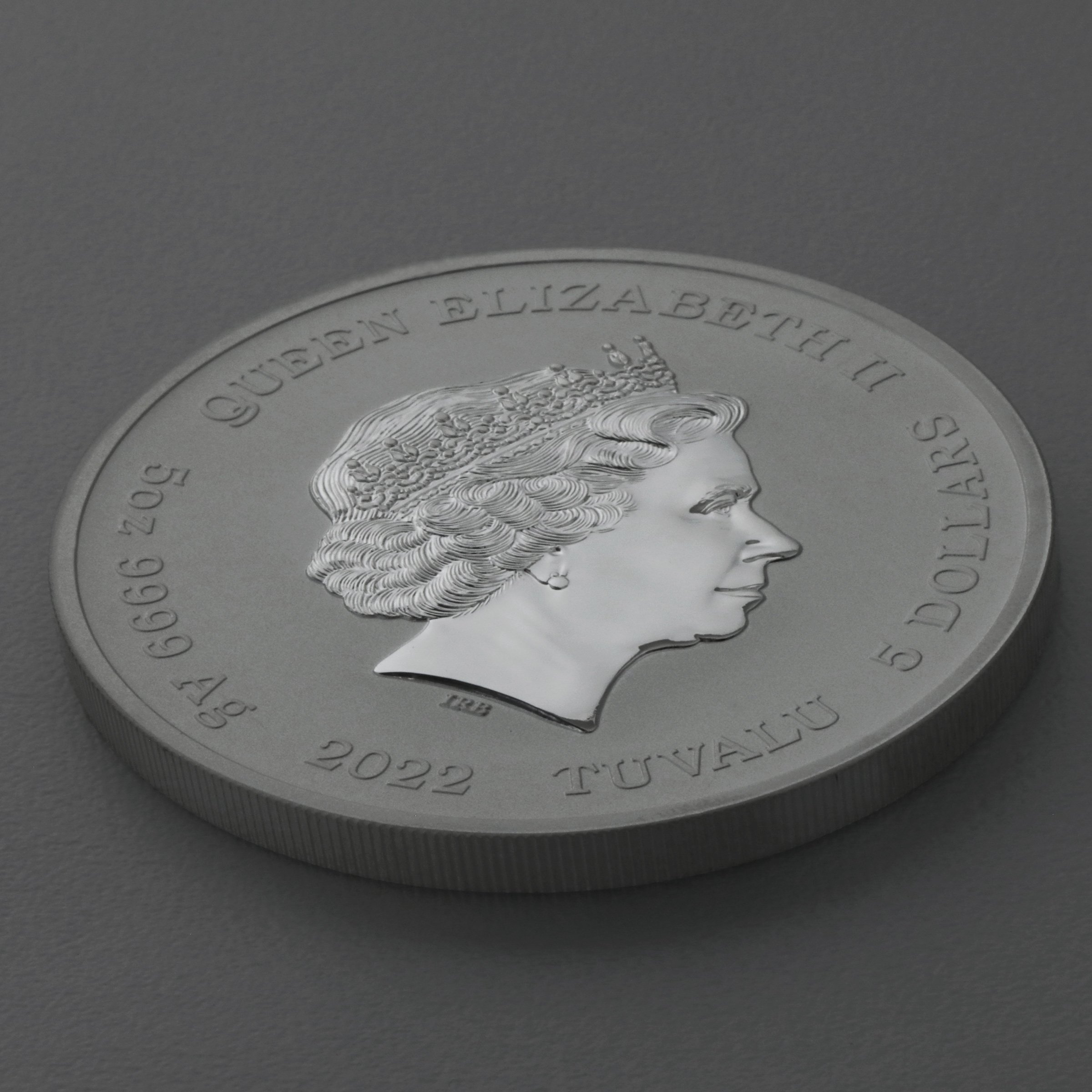 Silbermünze 5oz "Athena" 2022 Gods of Olympus (Tuvalu) - Detailansicht 3