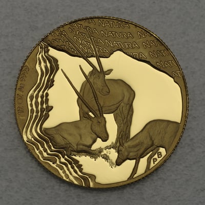 Goldmünze 1/2oz "The Oryx" 2001 Natura - Monarchs of Africa (Südafrika) - Miniaturansicht 1