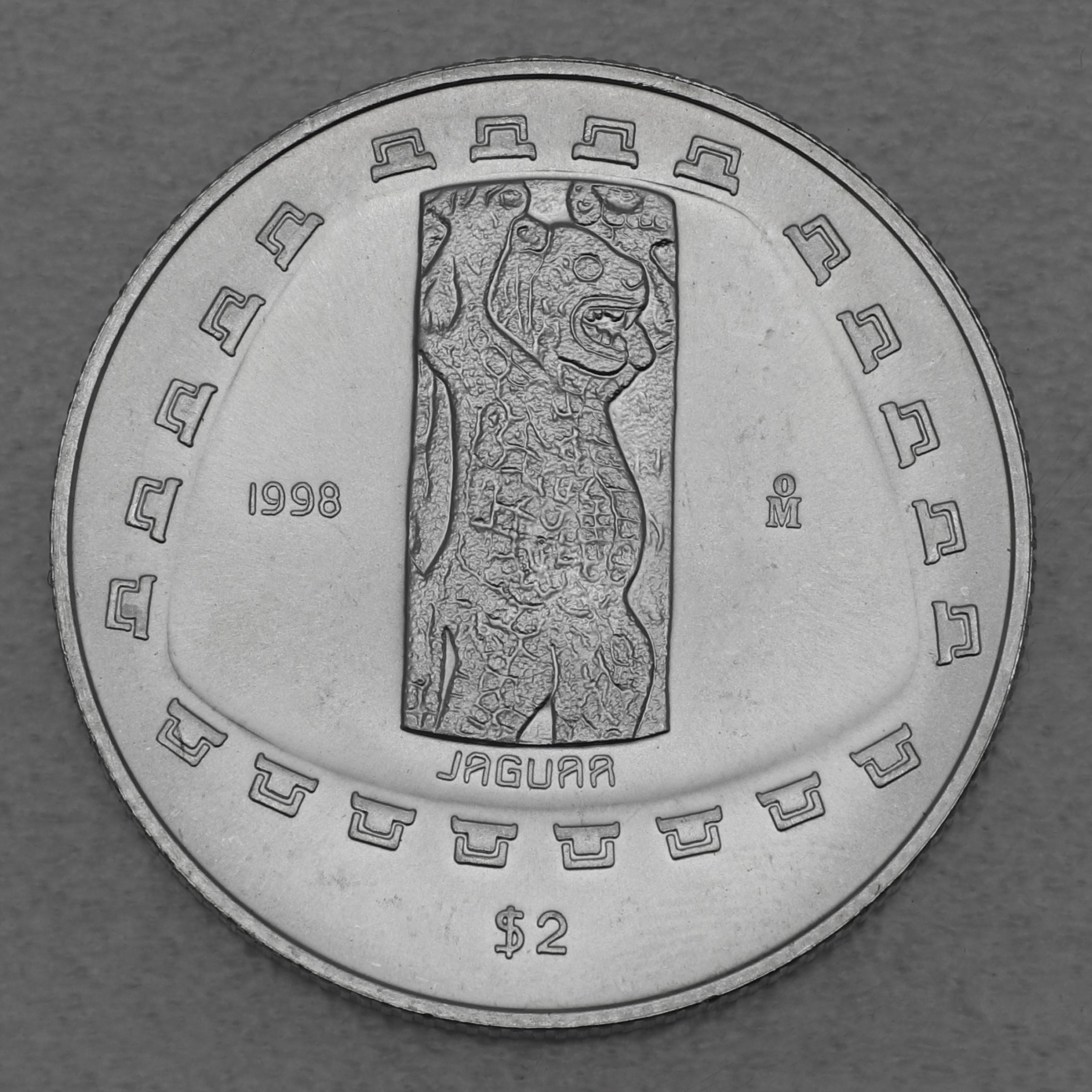 Silbermünze 1/2oz "Jaguar" 1998 Präkolumbische Kulturen – Tolteken (Mexiko) - Hauptansicht