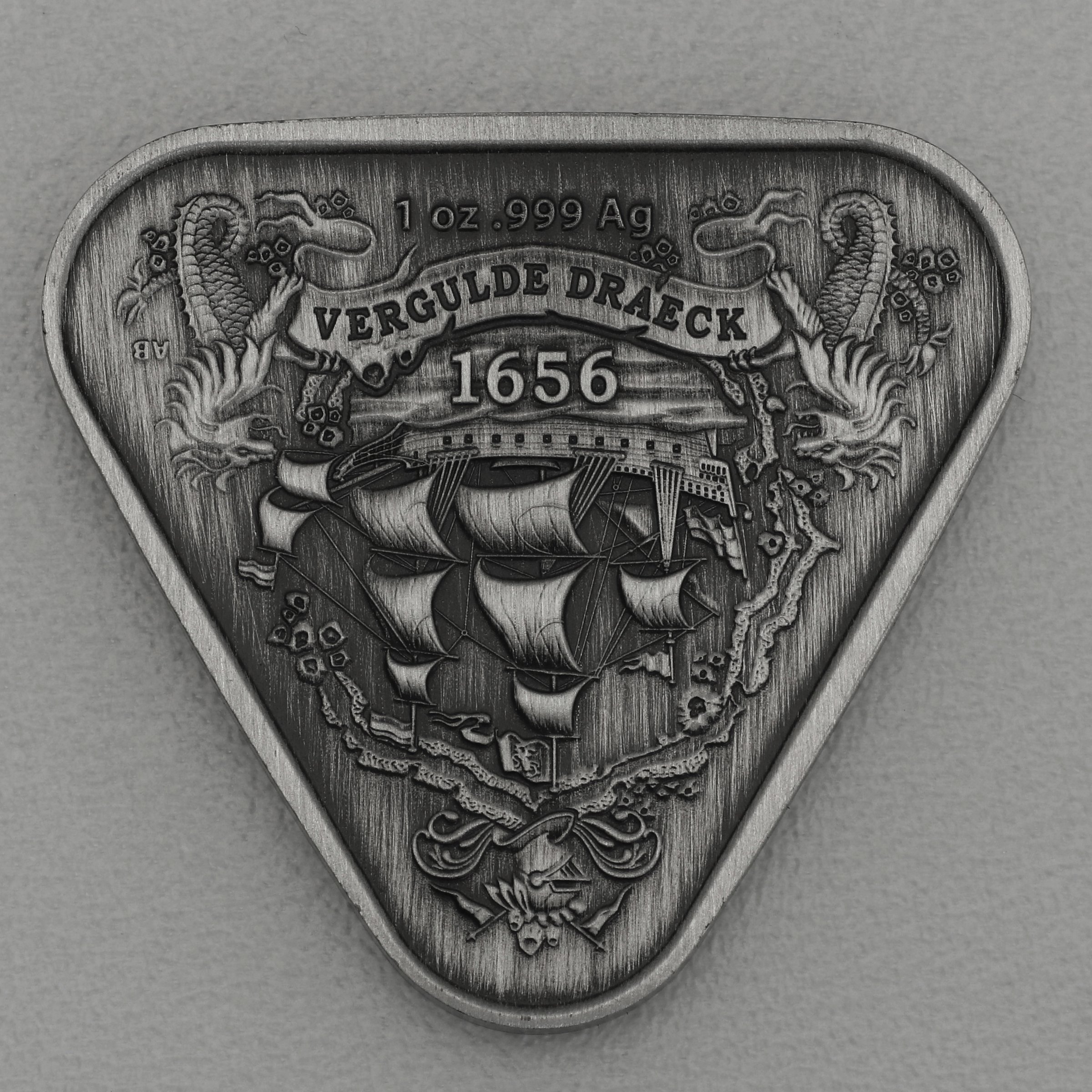 Silbermünze 1oz "Vergulde Draeck" 2020 (AF) Shipwrecks (Australien) - Hauptansicht