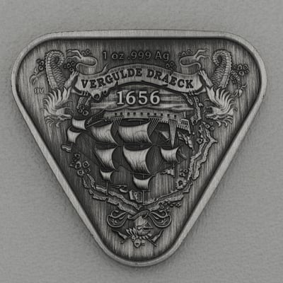 Silbermünze 1oz "Vergulde Draeck" 2020 (AF) Shipwrecks (Australien) - Miniaturansicht 1
